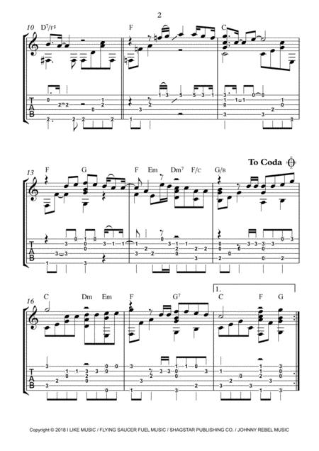Always On My Mind Fingerstyle Guitar Page 2
