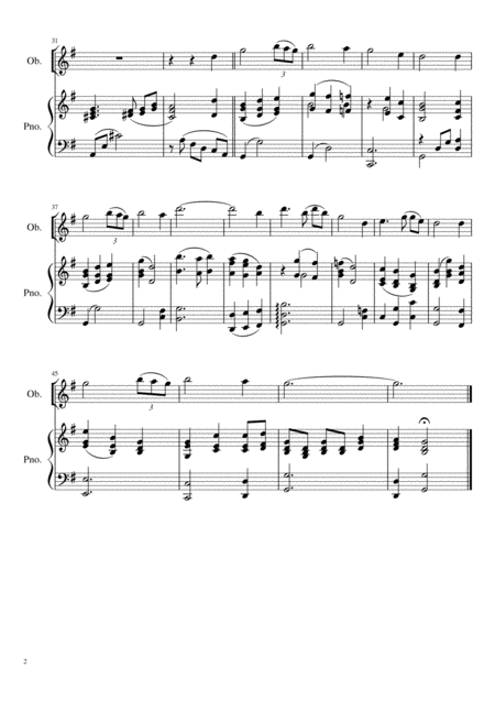 Amazing Grace Oboe Solo Page 2