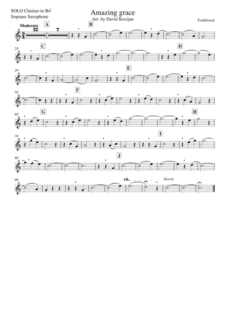 Amazing Grace Quintet Easy Page 2