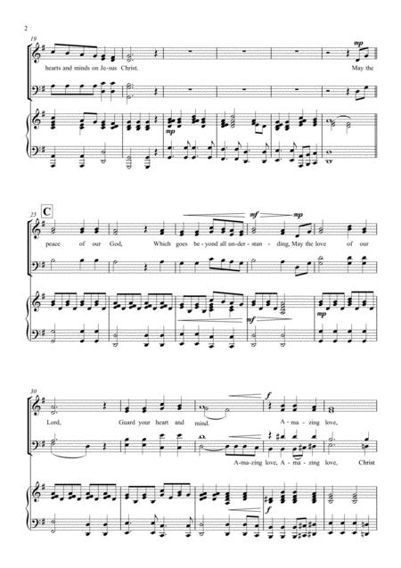 Amazing Love A Benediction For Satb Choir Or Soloists And Piano Page 2