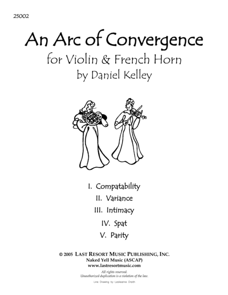 An Arc Of Convergence For Violin And French Horn 25002 Page 2