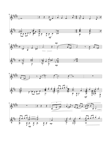 An Exmas Carol For Clarinet And Guitar Page 2