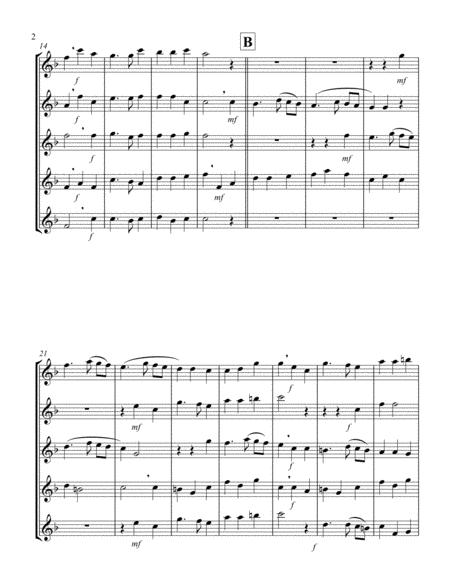 And The Glory Of The Lord From Messiah F Flute Quintet Page 2