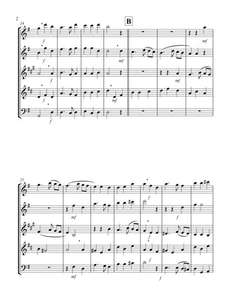 And The Glory Of The Lord From Messiah G Woodwind Quintet Page 2