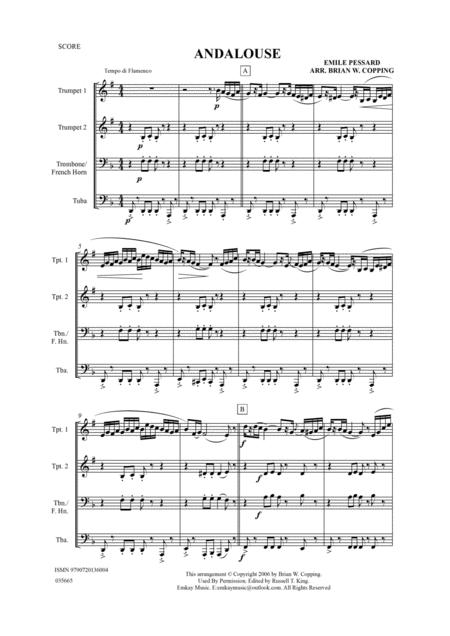 Andalouse Brass Quartet Page 2