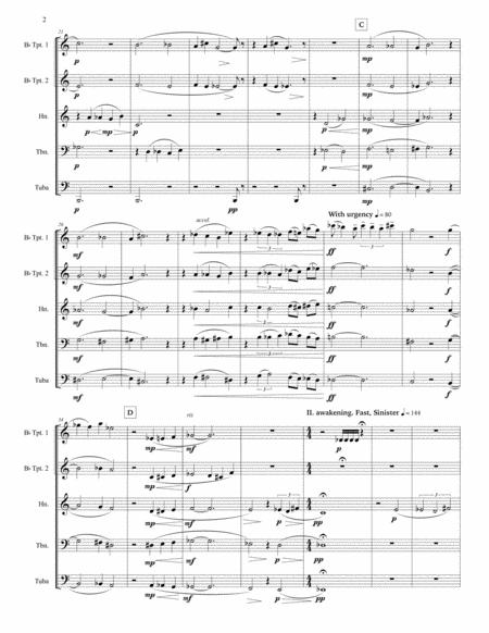 Andrew Cannestra Ballade For Brass Quintet Page 2