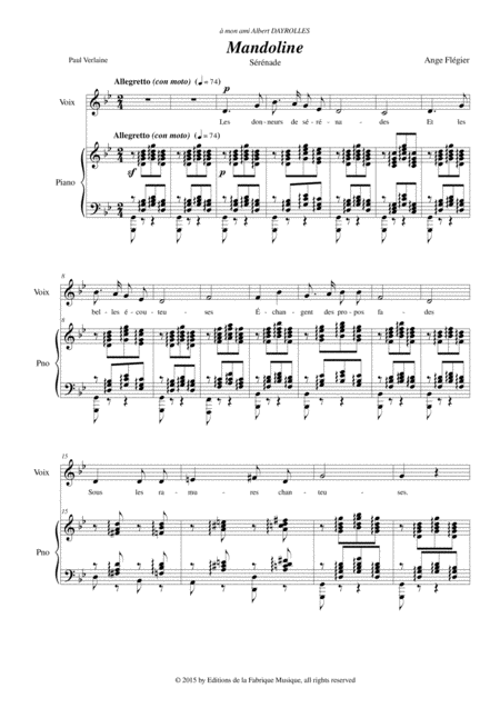 Ange Flgier Mandoline For High Voice And Piano Page 2