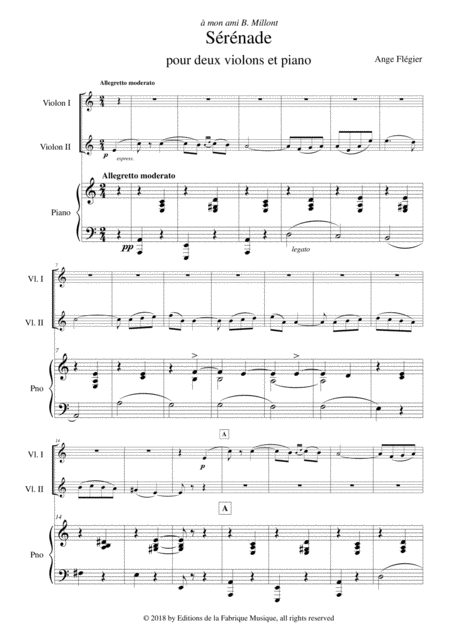 Ange Flgier Srnade For Two Violins And Piano Page 2