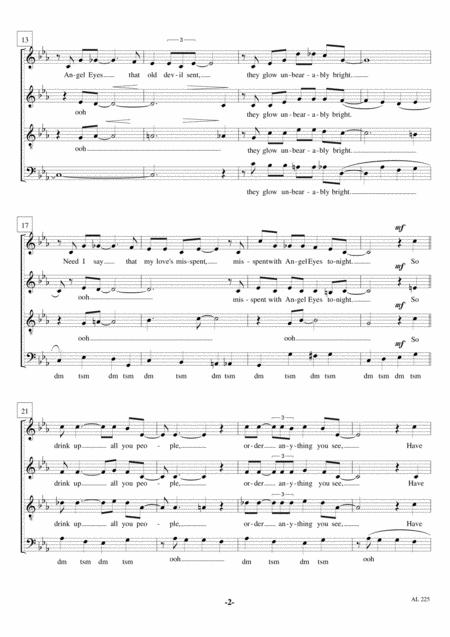 Angel Eyes Satb A Cappella Page 2