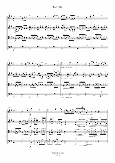 Angels Serenade For String Quartet Page 2