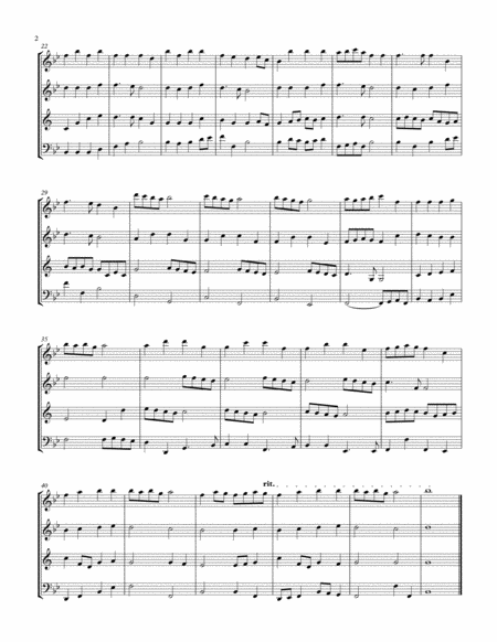 Angels We Have Heard On High Wind Quartet Page 2