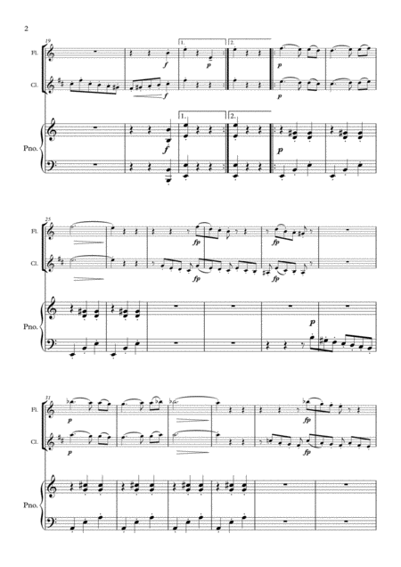 Anitras Dance For Flute And Clarinet Duet Page 2