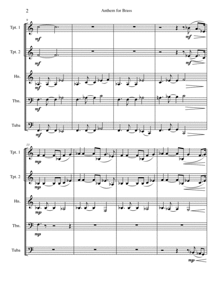 Anthem For Brass Page 2