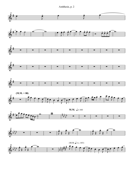 Antithesis Bb Clarinet 1 Page 2