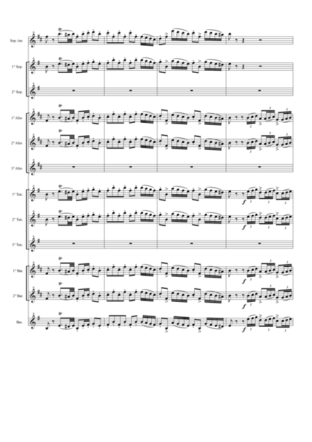 Anvil Chorus From The Opera Il Trovatore For Saxophone Ensemble Page 2