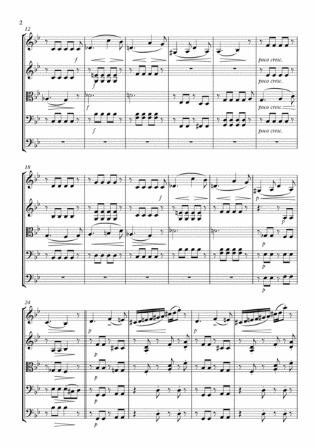 April From The Seasons Op 37 No 4 For String Orchestra Page 2