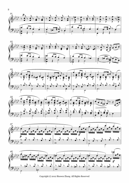 Arabesque No 1 In F Minor Page 2