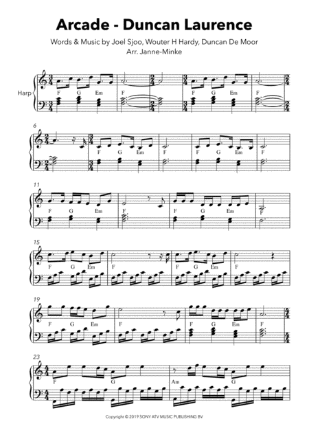 Arcade Harp Solo Page 2