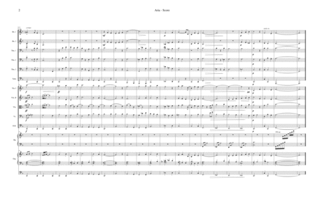 Aria By Nick Bowden Instrumental Parts And Score Page 2