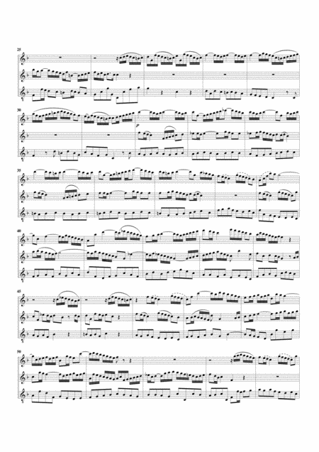 Aria Endlich Endlich Wird Mein Joch From Cantata Bwv 56 Arrangement For 3 Recorders Page 2