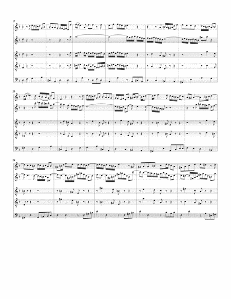 Aria Ich Se Meine Zhren Mit Bangem Herzen Aus From Cantata Bwv 146 Arrangement For 5 Recorders Page 2
