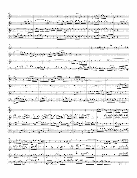 Aria Ich Will Bei Meinem Jesu Wachen From Matthaeuspassion Bwv 244 Arrangement For 4 Recorders Page 2