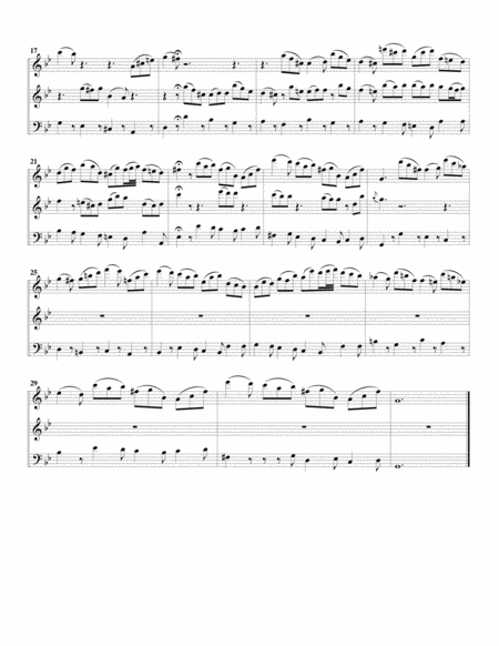 Aria Seufzer Thraenen Kummer Noth From Cantata Bwv 21 Arrangement For 3 Recorders Page 2