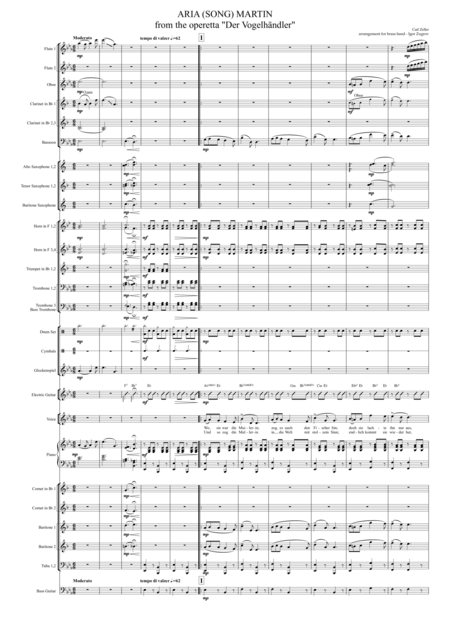 Aria Song Martin From The Operetta Der Vogelhndler Page 2