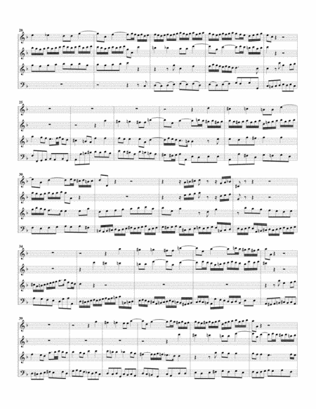 Aria Wer Snder Thut Der Ist Vom Teufel From Cantata Bwv 54 Arrangement For 4 Recorders Page 2