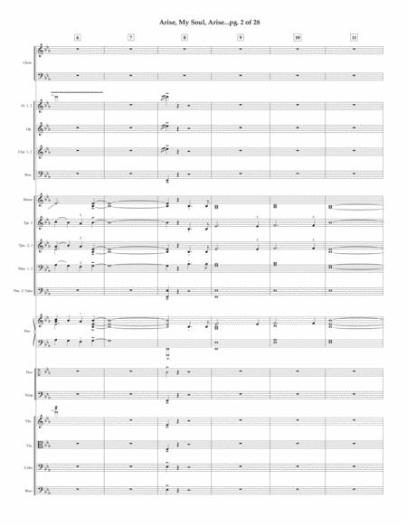 Arise My Soul Arise Orchestral Accompaniment Edition Page 2