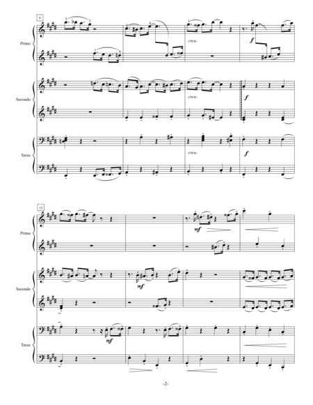 Aristocrat Rag Piano Trio 1 Piano 6 Hands Page 2