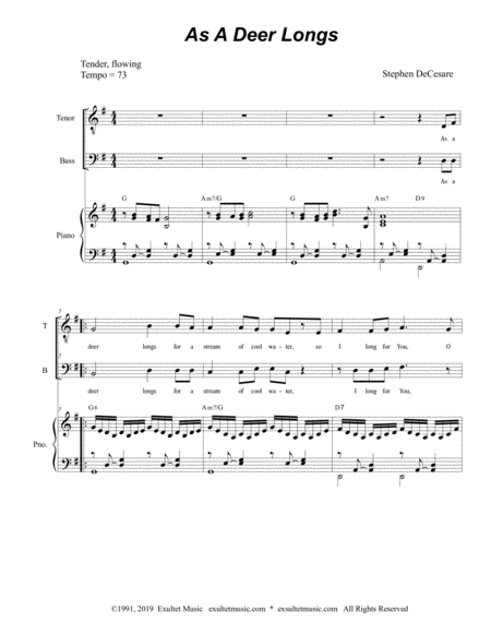 As A Deer Longs For 2 Part Choir Tb Page 2