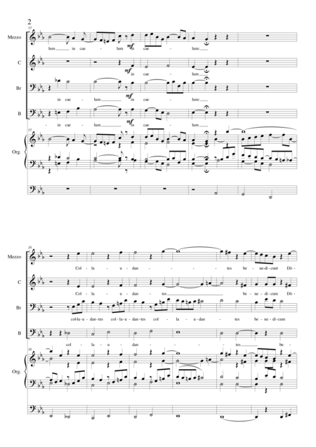 Assumpta Est Maria Motet For Choir Mscbrb And Organ Page 2