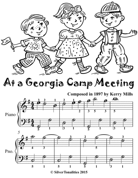 At A Georgia Camp Meeting Easiest Piano Sheet Music For Beginner Pianists Tadpole Edition Page 2