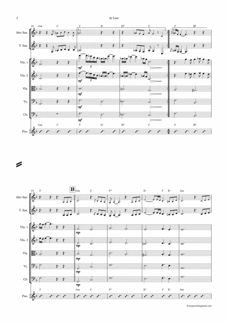 At Last Supplement Ensemble Page 2