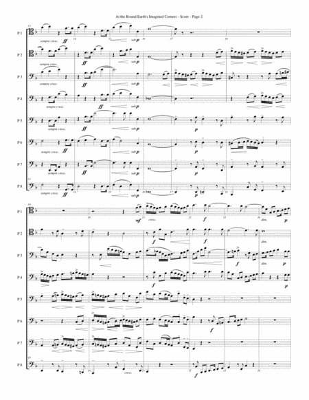 At The Round Earths Imagined Corners For Trombone Or Low Brass Octet Page 2