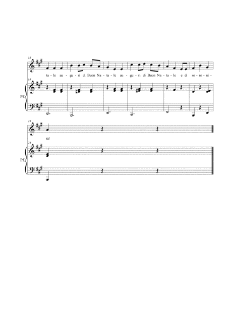 Auguri Di Buon Natale Voce E Piano Page 2