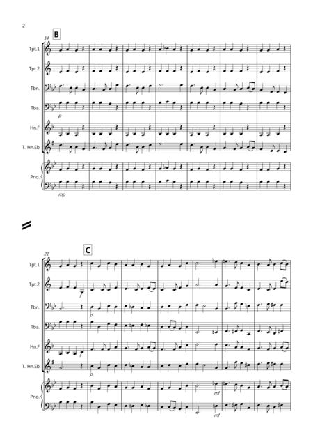 Auld Lang Syne For Brass Quartet Page 2