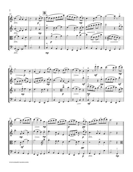 Auld Lang Syne Longer String Quartet Page 2