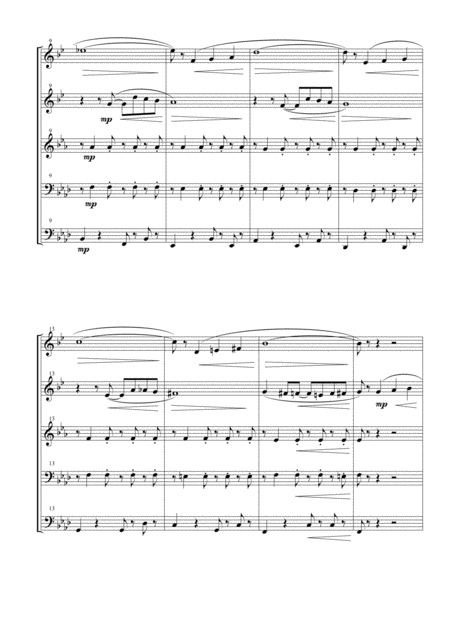 Autumn Leaves For Brass Quintet Page 2