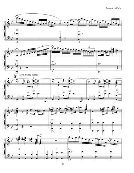 Autunm In Paris Frank Marocco Partitura Para Acordeon Sheet Music For Accordion Page 2