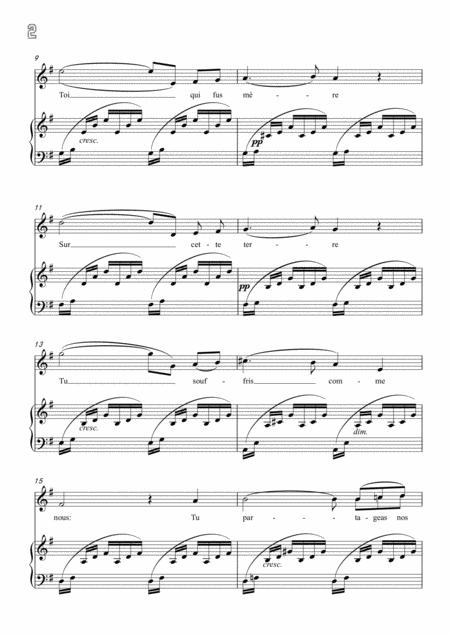 Ave Maria Bach Gounod For Voice And Piano Page 2