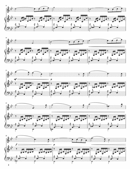 Ave Maria For Oboe And Piano In B Flat Page 2