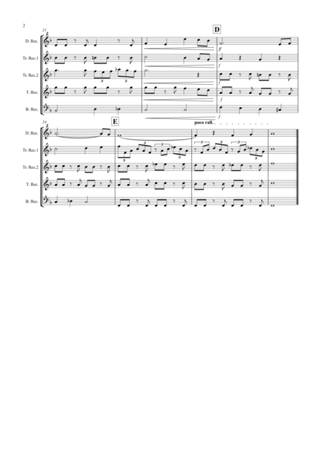 Ave Maria For Recorder Quintet Page 2