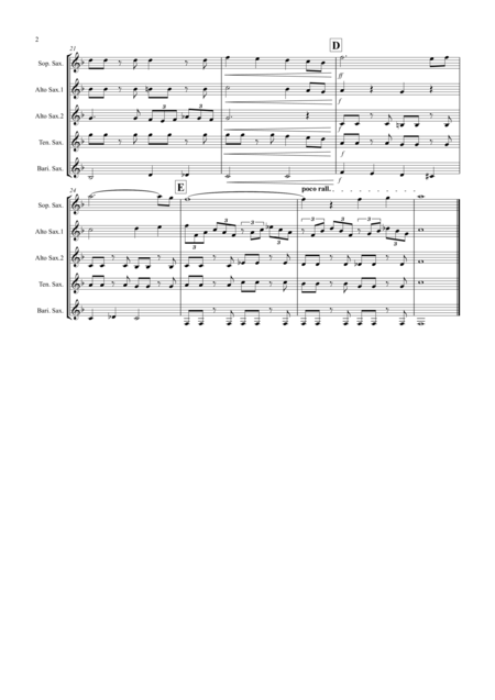 Ave Maria For Saxophone Quintet Page 2