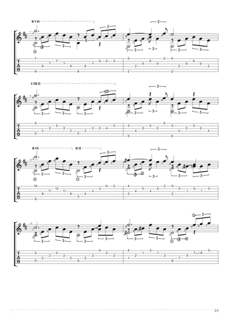 Ave Maria Johann Sebastian Bach Charles Gounod Fingerstyle Guitar Solo Page 2