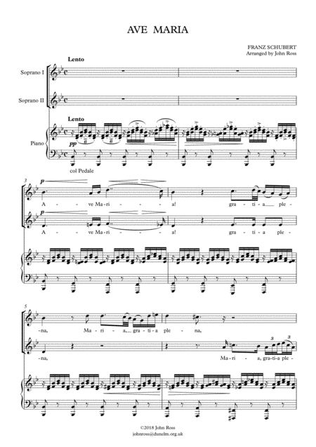 Ave Maria Schubert Vocal Duet Page 2