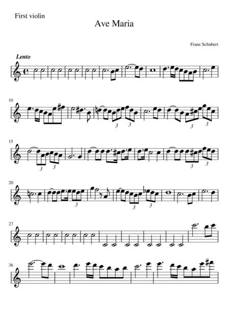 Ave Maria Scubert For Two Violins Page 2