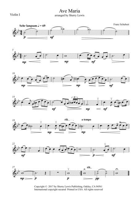 Ave Maria String Trio For String Trio Page 2