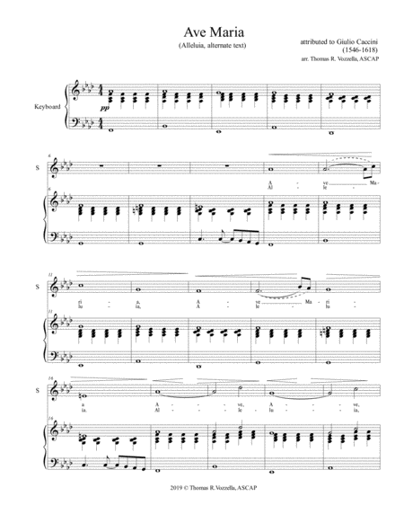 Ave Maria Vocal Solo Page 2